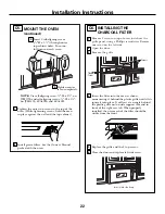 Preview for 22 page of GE JVM1790SK - Profile 1.7 cu. Ft. Convection... Installation Instructions Manual