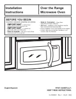 GE JVM7195EK6ES Installation Instructions Manual preview