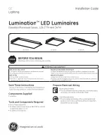 GE Lumination 14 Series Installation Manual preview