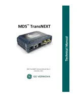 GE MDS TransNEXT NET9L Technical Manual preview