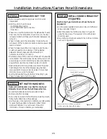 Preview for 15 page of GE Monogram ZBD6900PII Installation Instructions Manual