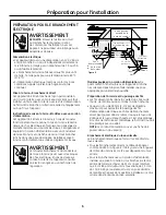 Preview for 22 page of GE Monogram ZBD6900PII Installation Instructions Manual