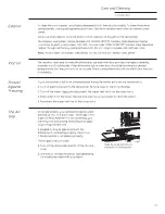 Preview for 17 page of GE Monogram ZBD8920PSS Owner'S Manual