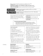 Preview for 2 page of GE Monogram ZGU375NS Installation Instructions Manual