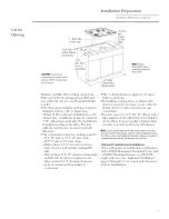 Preview for 5 page of GE Monogram ZGU375NS Installation Instructions Manual