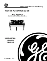 GE Monogram ZGU375NS Technical Service Manual preview