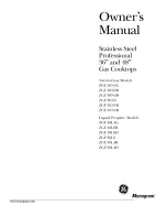 GE Monogram ZGU48N4G Owner'S Manual preview