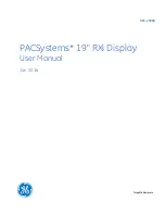 Preview for 1 page of GE PACSystems ICRXIDIXNE19LCTA User Manual