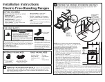 GE PB900YVFS Installation Instructions Manual preview