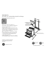 GE PB970BMBB Dimensions And Installation Information preview