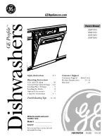 GE PDW7300JBB Owner'S Manual preview