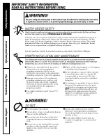 Preview for 2 page of GE PDW7300JBB Owner'S Manual