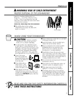 Preview for 3 page of GE PDW7300JBB Owner'S Manual