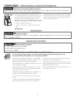 Preview for 3 page of GE PFE29PSDSS Quick Use Manual