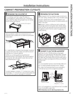 Preview for 21 page of GE PGP9830DRBB Owner'S Manual & Installation Instructions