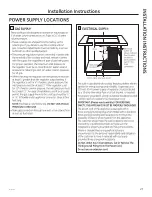 Предварительный просмотр 23 страницы GE PGP9830DRBB Owner'S Manual & Installation Instructions