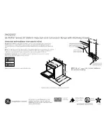 GE PHS920SFSS Dimensions And Installation Information preview