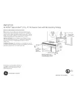 GE PNM1971SRSS Dimensions And Installation Information предпросмотр