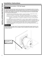 Предварительный просмотр 12 страницы GE PR06DSATB Series Owner'S Manual