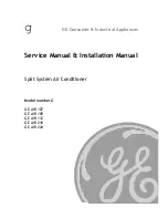 GE PRO AIR 107 Service Manual & Installation Manual preview