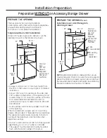 Preview for 5 page of GE Profile Advantium PSB2200 Installation Instructions Manual