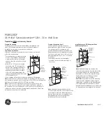 Preview for 2 page of GE Profile Advantium PSB9120DFBB Dimension Manual