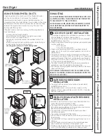 Preview for 17 page of GE Profile Dryers Use And Care Manual