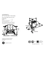 GE PROFILE GLD6900 Dimensions And Installation Information preview