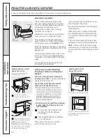 Preview for 10 page of GE Profile GSCF3PGX Owner'S Manual And Installation Manual