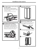 Предварительный просмотр 17 страницы GE Profile GSCF3PGX Owner'S Manual And Installation Manual