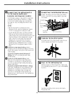 Предварительный просмотр 21 страницы GE Profile GSCF3PGX Owner'S Manual And Installation Manual