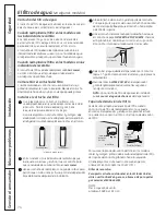 Предварительный просмотр 74 страницы GE Profile GSCF3PGX Owner'S Manual And Installation Manual