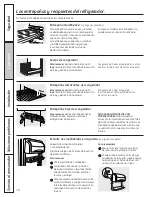 Предварительный просмотр 76 страницы GE Profile GSCF3PGX Owner'S Manual And Installation Manual