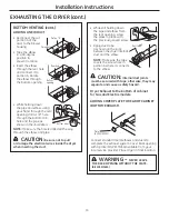 Preview for 30 page of GE Profile Harmony PTDN805EM Owner'S Manual And Installation Instructions