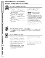 Preview for 6 page of GE Profile J2B912 Installation And Owner'S Instructions