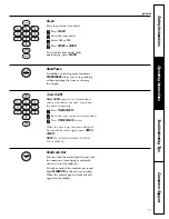 Предварительный просмотр 17 страницы GE Profile JE2160BF Owner'S Manual