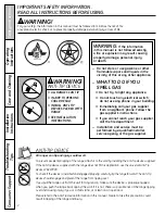 Preview for 2 page of GE Profile JGB928SELSS Owner'S Manual & Installation Instructions