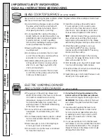 Preview for 6 page of GE Profile JGB928SELSS Owner'S Manual & Installation Instructions