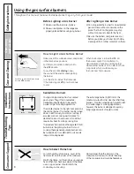 Preview for 8 page of GE Profile JGB928SELSS Owner'S Manual & Installation Instructions