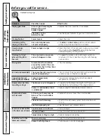 Preview for 54 page of GE Profile JGB928SELSS Owner'S Manual & Installation Instructions