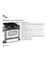 Preview for 2 page of GE Profile JGSP48WHWW Dimensions And Installation Information