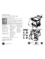 Preview for 1 page of GE Profile JS900 Dimensions And Installation Information