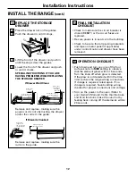 Preview for 12 page of GE Profile JS998SKSS Installation Instructions Manual