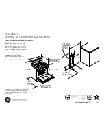 GE Profile P2B912DEM Dimensions And Installation Information preview