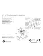 GE Profile P2B930SETSS Dimensions And Installation Information preview