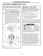 Preview for 10 page of GE Profile P2S975 Installation Instructions Manual