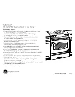 Preview for 2 page of GE Profile P2S975SEMSS Dimensions And Installation Information