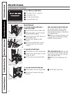 Preview for 10 page of GE Profile PDCF1NBW Owner'S Manual And Installation Instructions