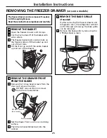 Preview for 25 page of GE Profile PDCF1NBW Owner'S Manual And Installation Instructions