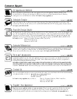 Предварительный просмотр 140 страницы GE Profile PDCF1NBW Owner'S Manual And Installation Instructions